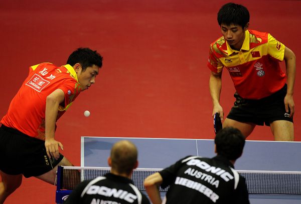 奥地利队险胜英格兰队，许昕刷新纪录
